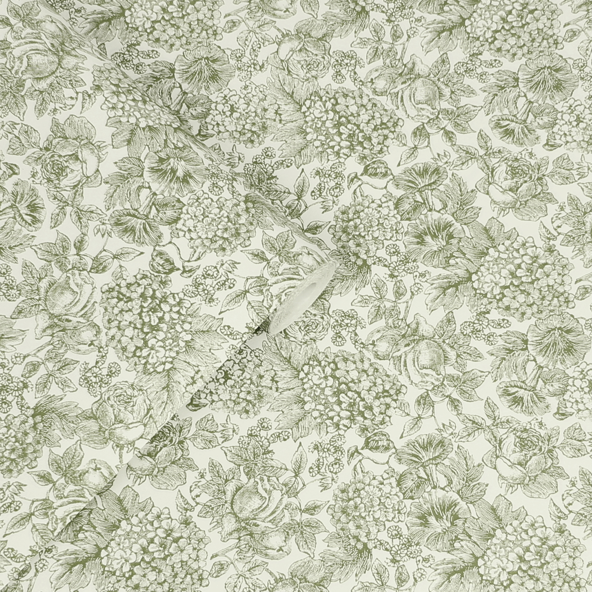 Tapet Laura Ashley Louise Moss Grön 121080