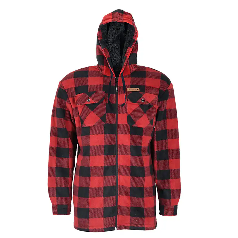 Woodline Fleecejacka Canada Röd XL Storlek: XL