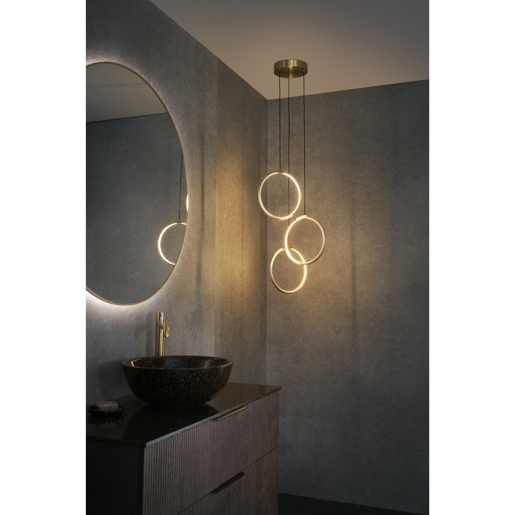 Badrumsbelysning Macro Design Halo 3 Ringar