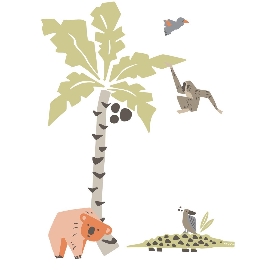 Väggdekor RoomMates Jungle Palm TreeGiant