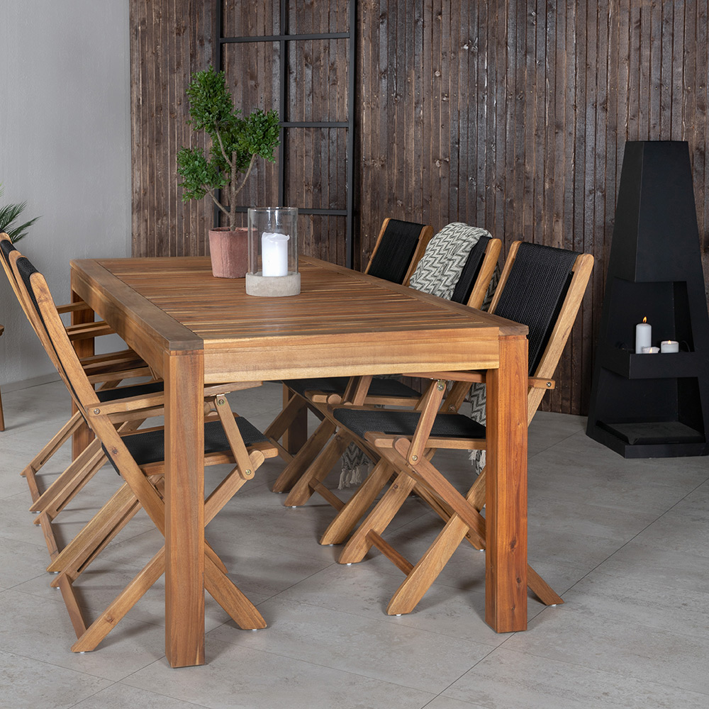 Matgrupp Venture Home Peder med 6 Peder Stolar