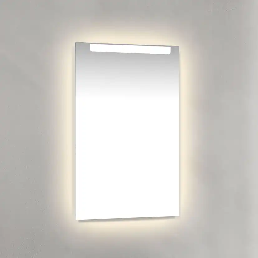 Spegel Macro Design Crown Ambilight Infälld belysning