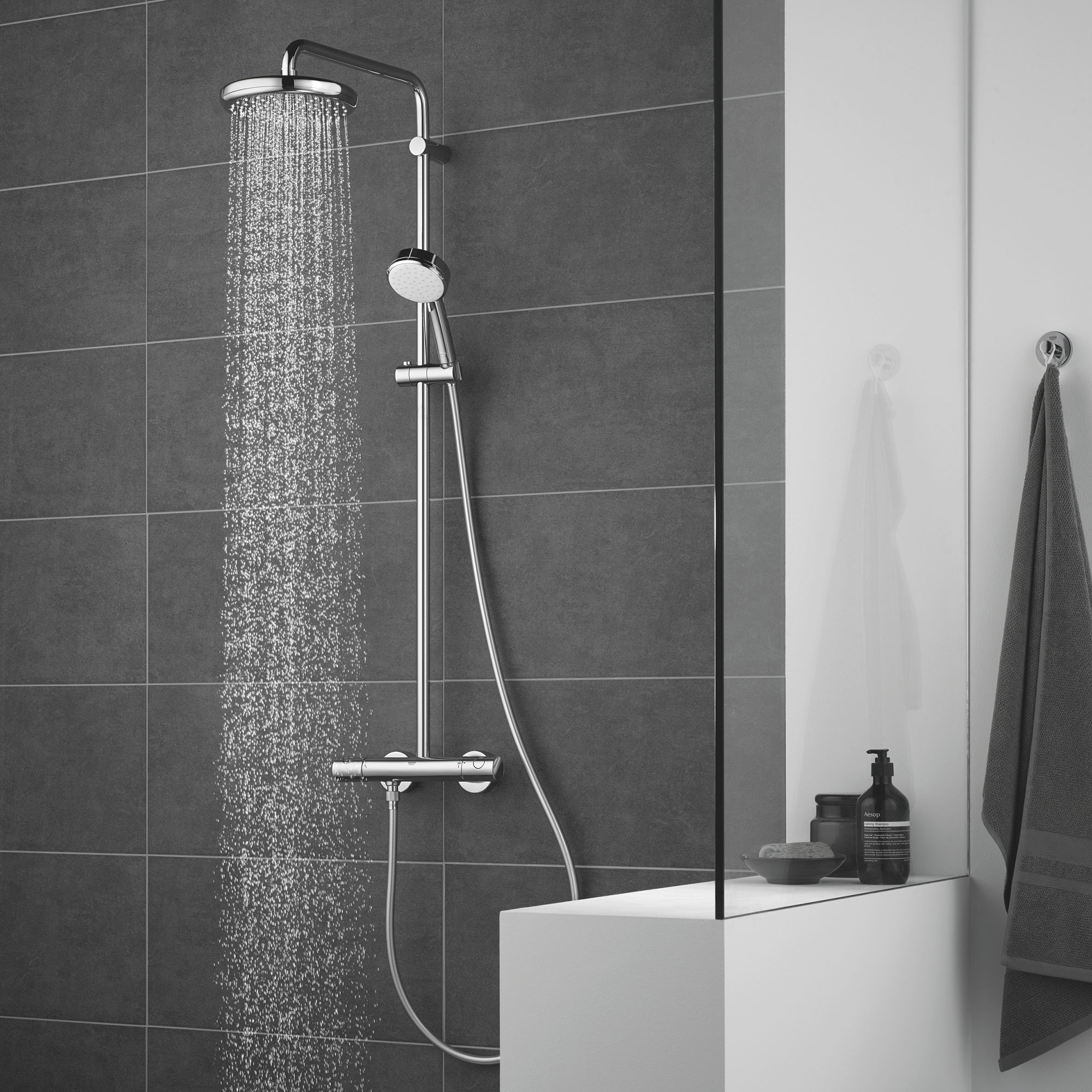 CEILING SHOWER PACKAGE GROHE 27922001 150 cc