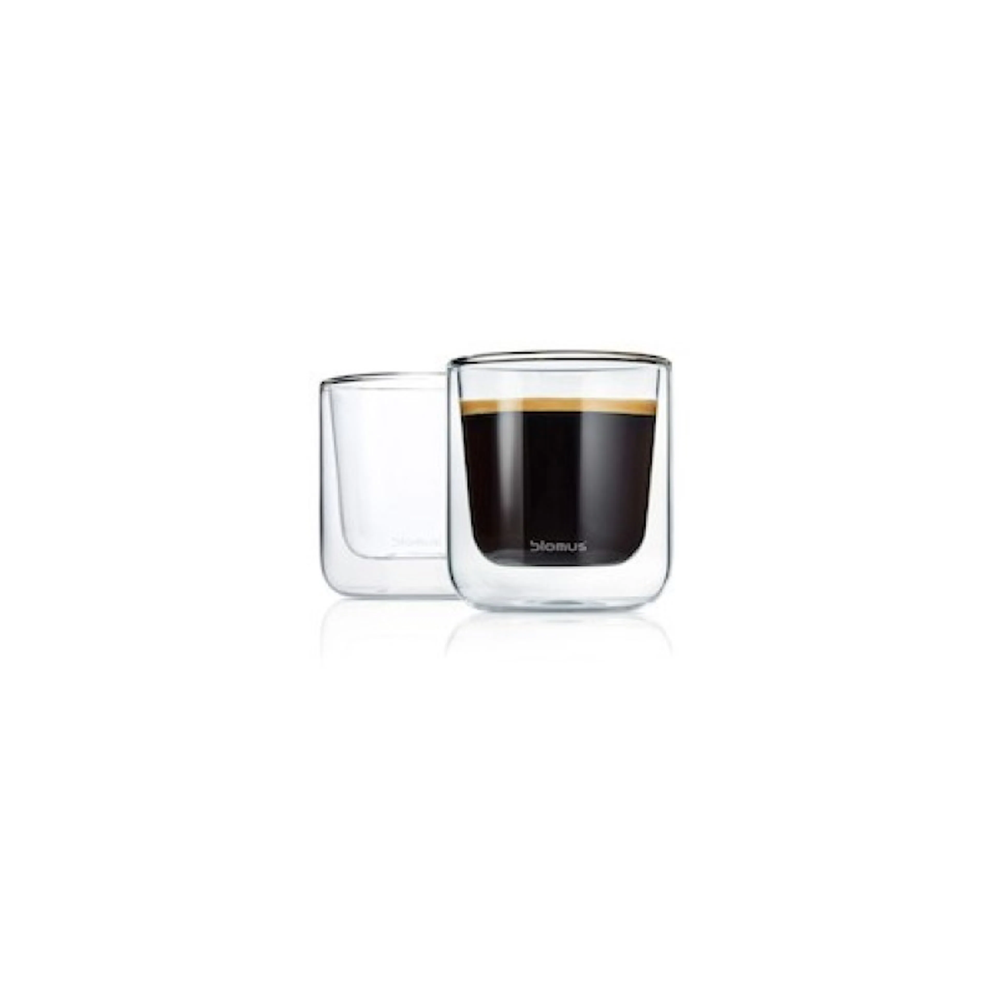 Kaffeglas Blomus Nero 2-pack