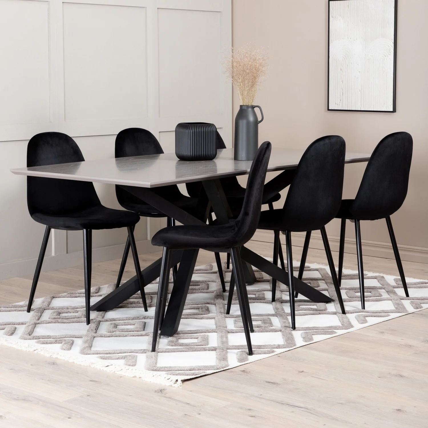 Matgrupp Venture Home Piata med 6 Pobbie Stolar GR22262