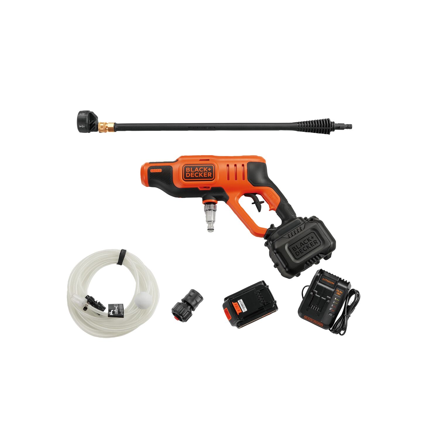 Medeltryckstvätt Black & Decker BCPC18D1 18V 1X2 0Ah