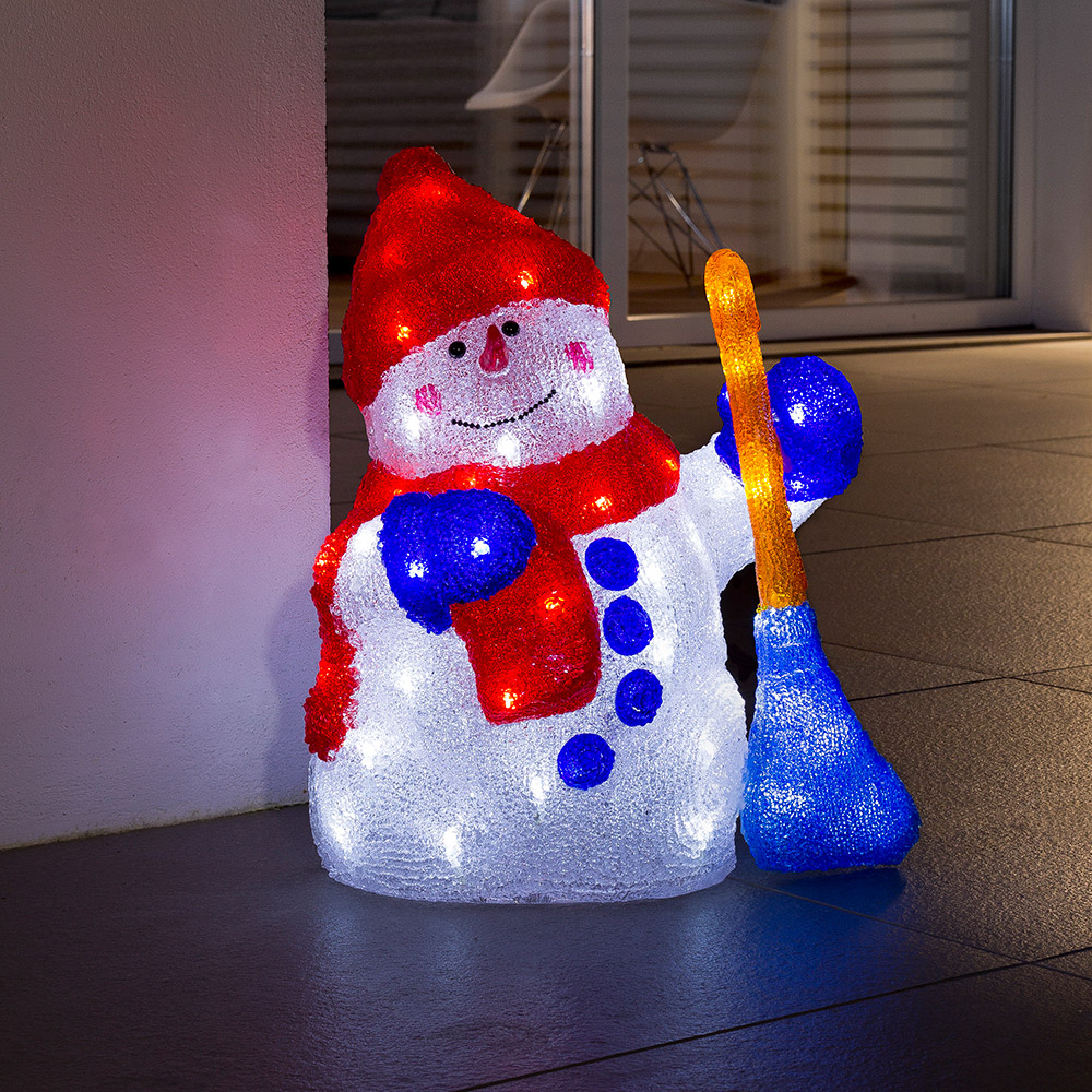 Dekorationsbelysning Gnosjö Konstsmide Snögubbe 56 st LED