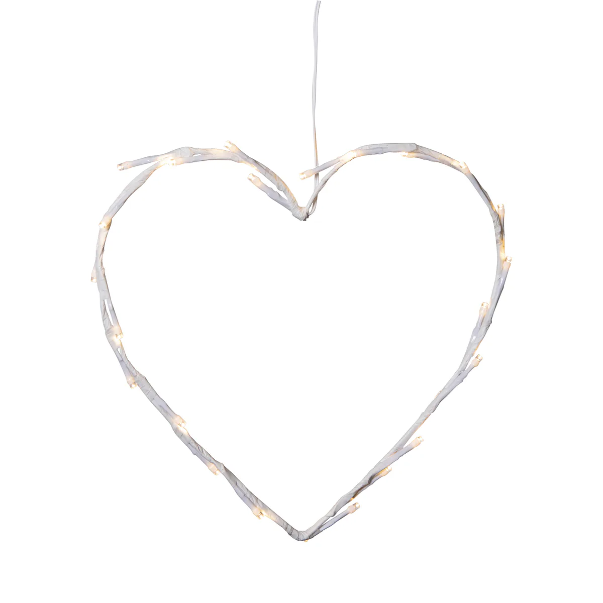 Hängande Dekoration Star Trading Crispy Hjärta LED