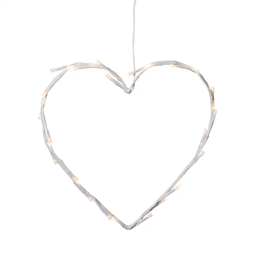 Hängande Dekoration Star Trading Crispy Hjärta LED