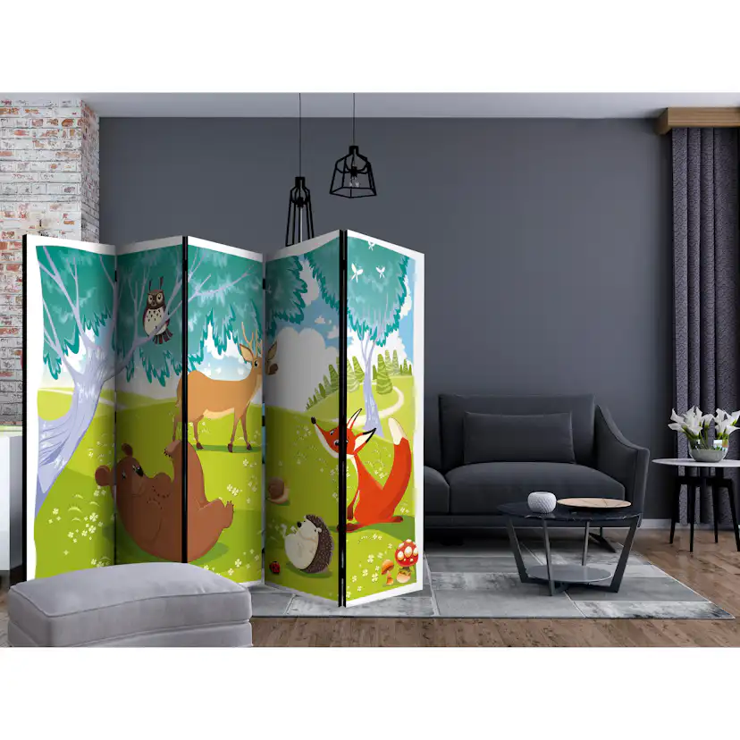 Rumsavdelare Arkiio Funny Animals II 225x172 cm