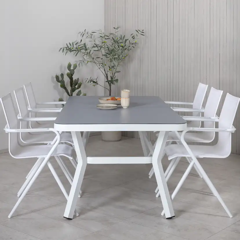 Matgrupp Venture Home Virya 160x90 cm med 6 Alina Matstolar
