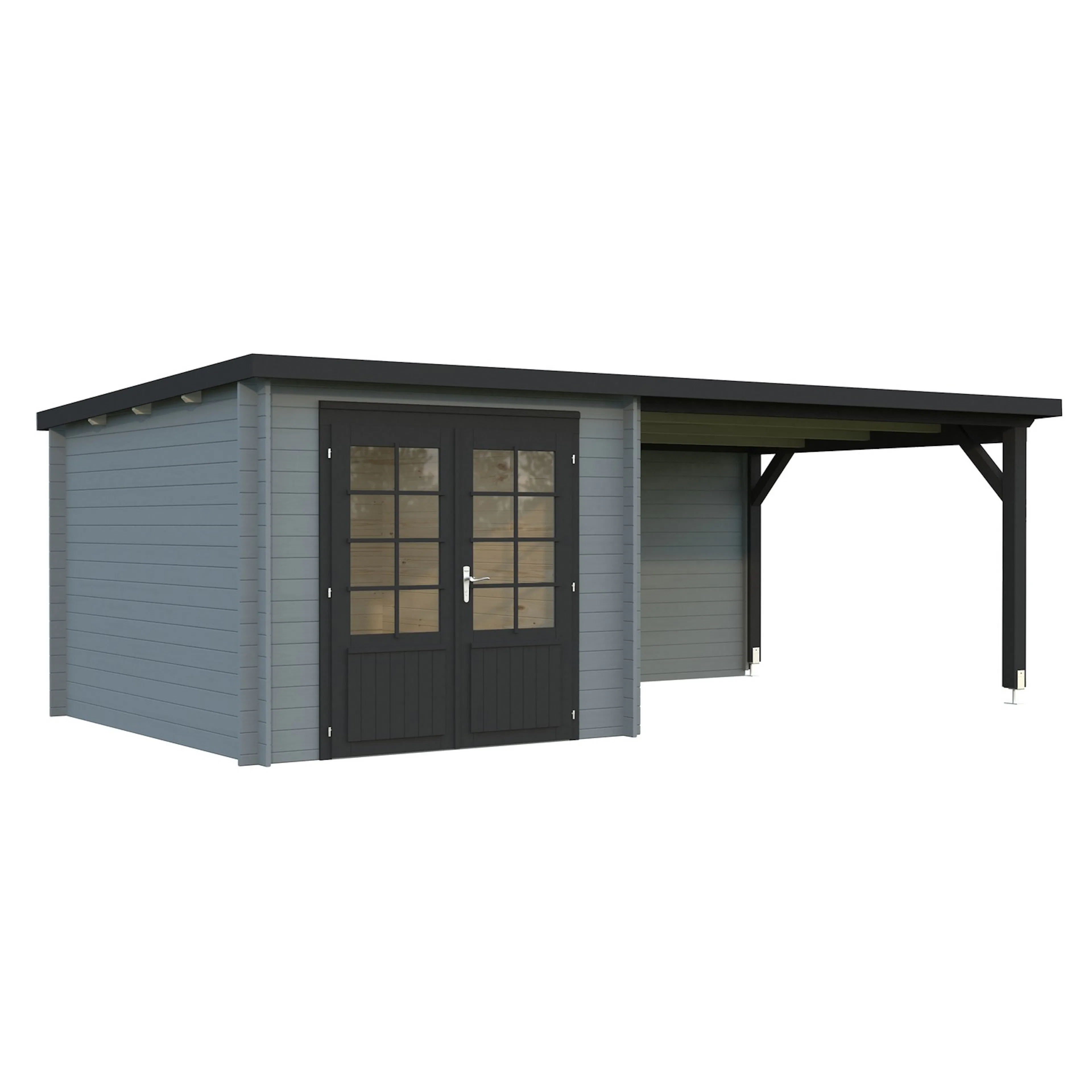 Ella 6,9+10,0 m2 PNT7042A2 Ljusgrå/Antracit