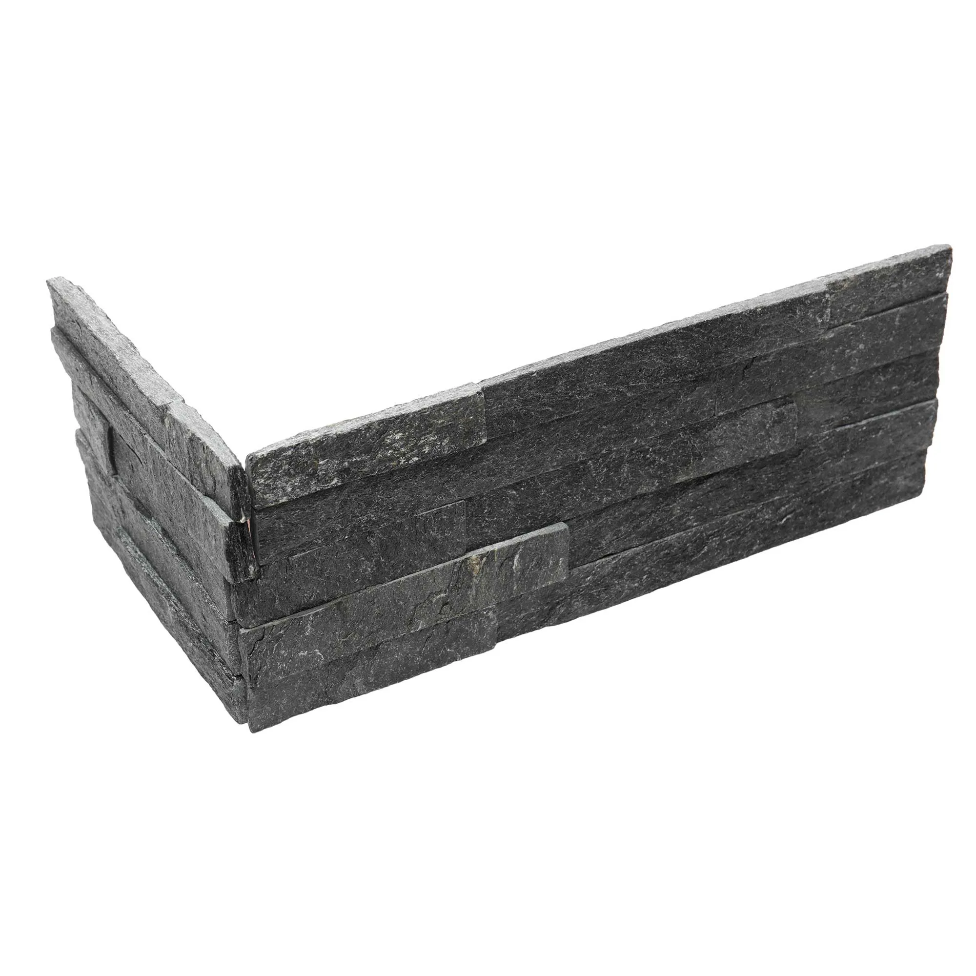 Väggsten ArtStone Black Glossy Mountain Hörn