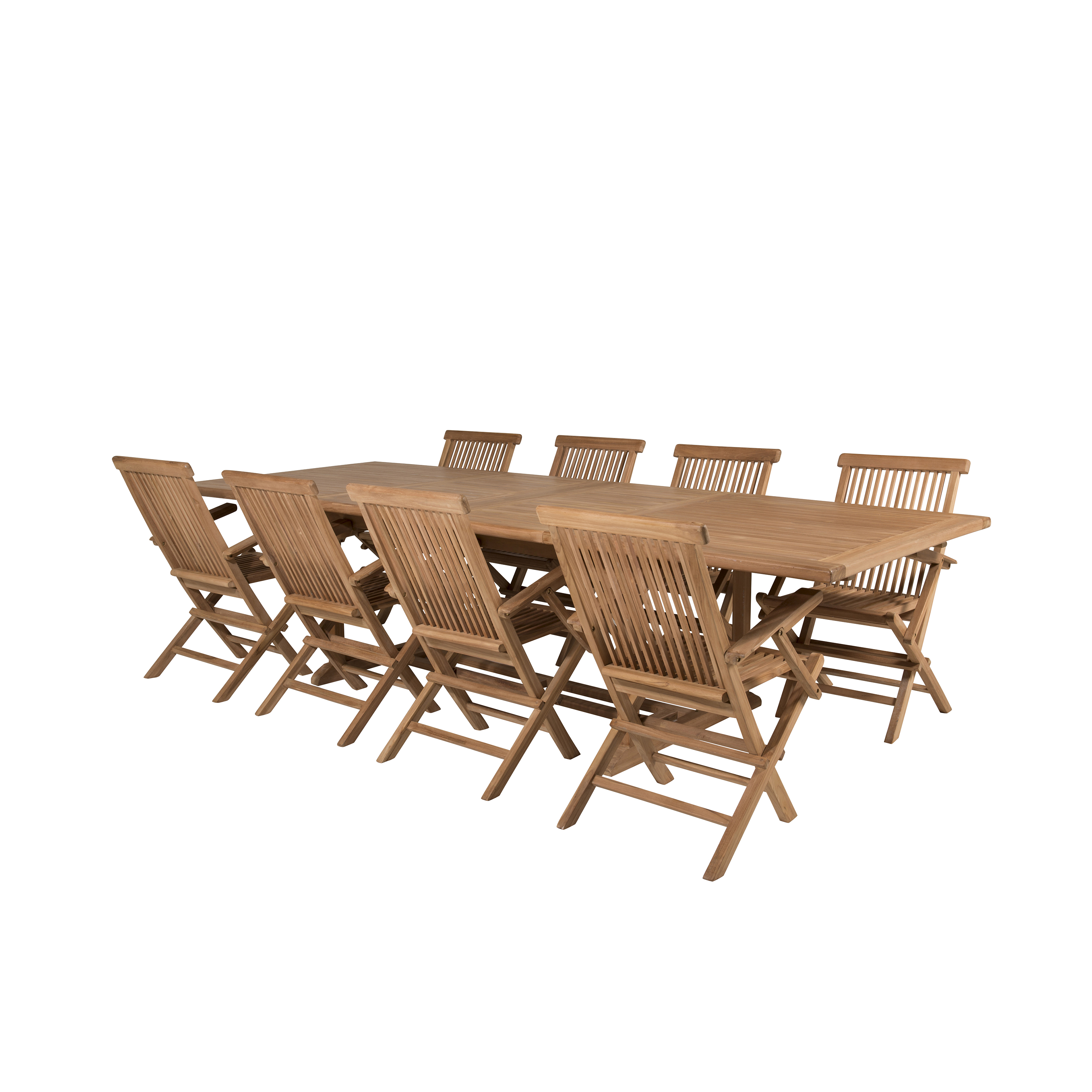 Matgrupp Venture Home Kiara 195/295 med 8 Stolar Med Armstöd
