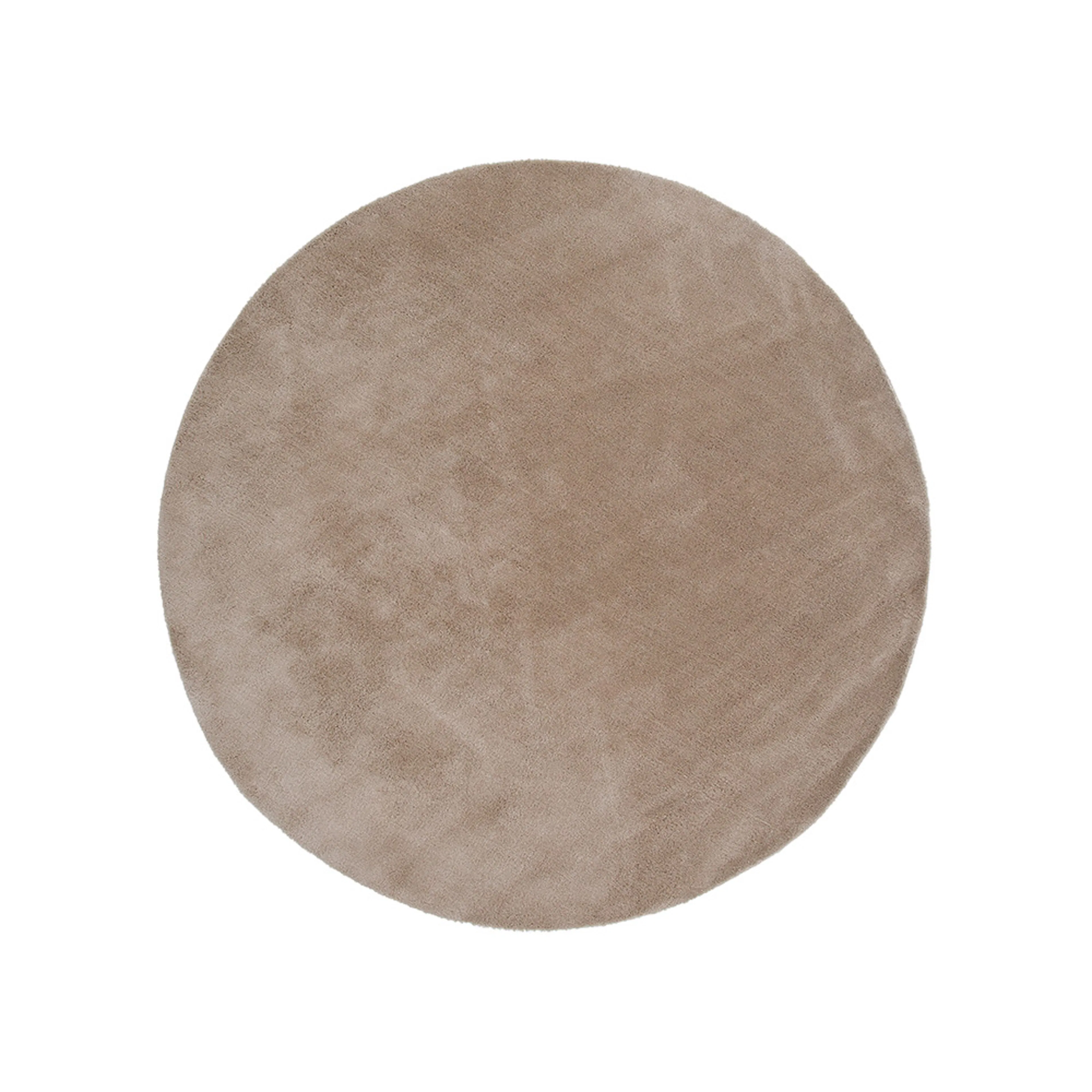 Undra Viscose Carpet ø200 Beige Beige, Mått: 200x200 cm