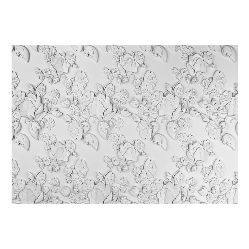 Fototapet Arkiio White Ornament: Roses