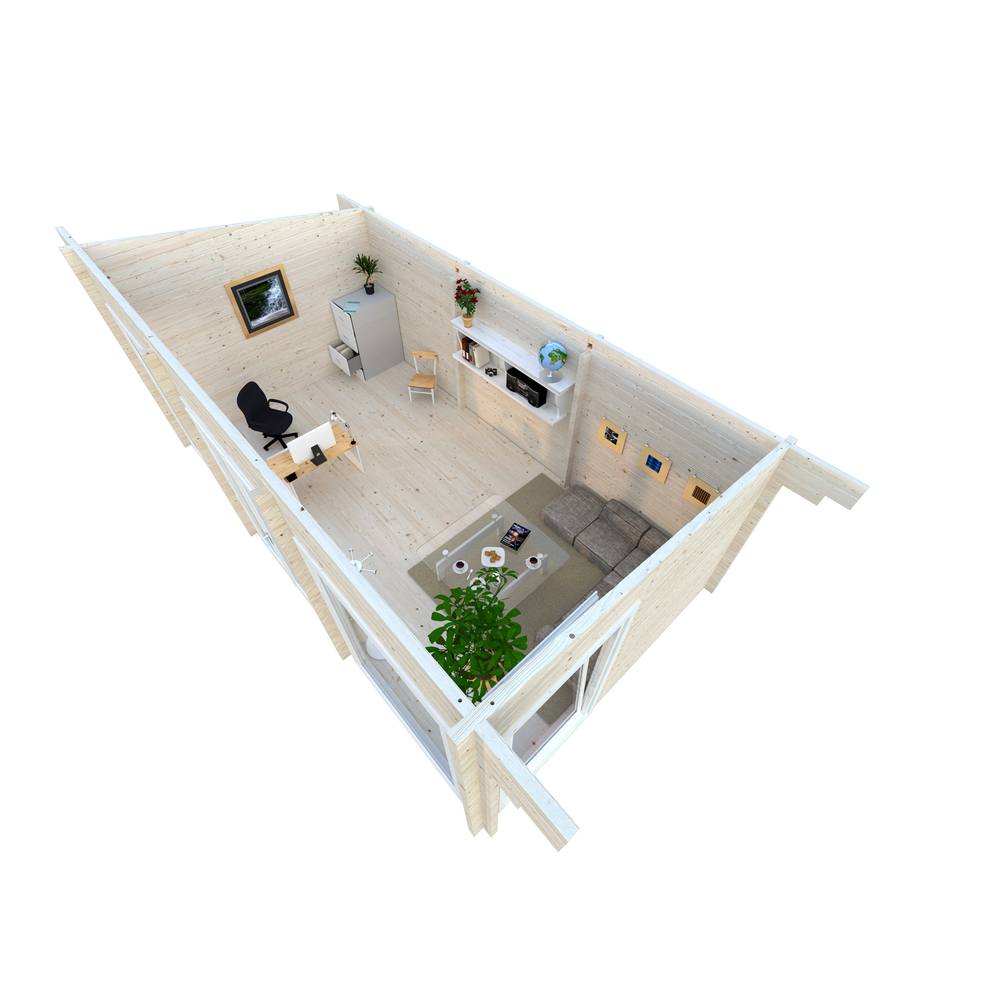 Stuga Palmako Heidi 19,7 m2