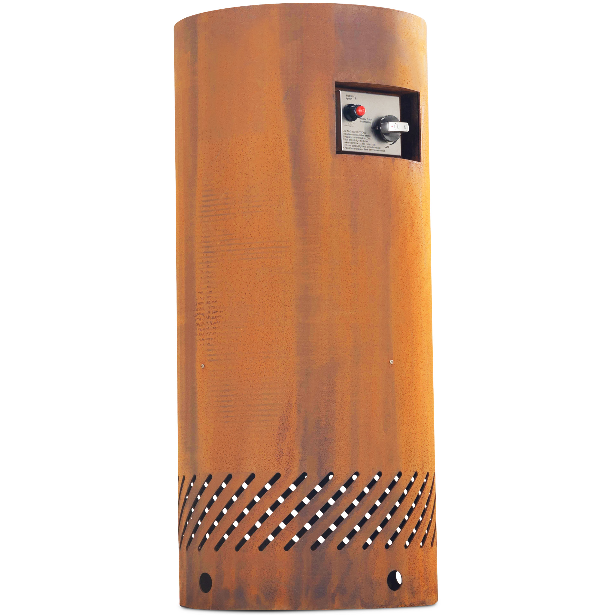 Eldstad Lyfco Cortenstål Gasoldriven Fredrika