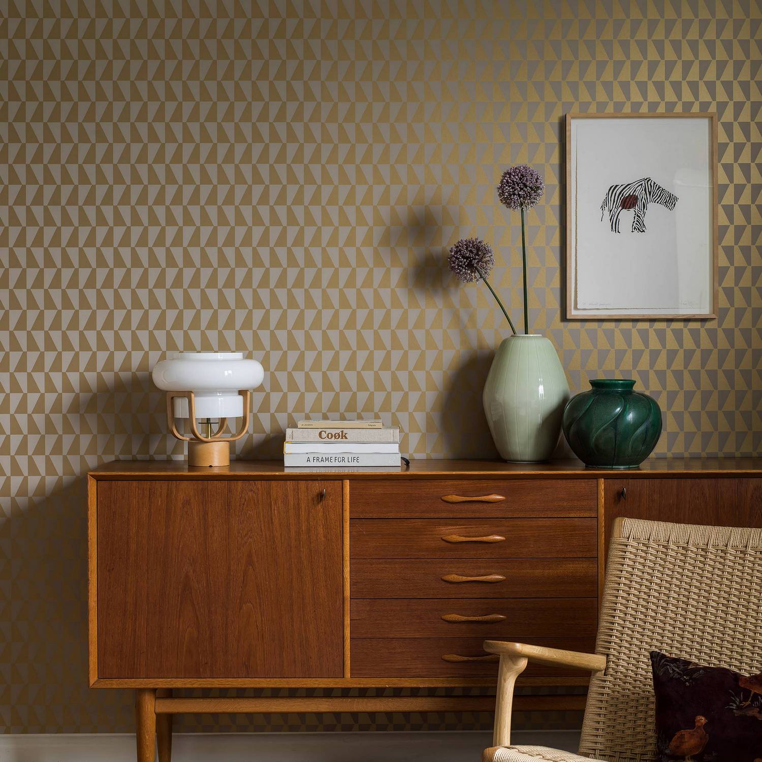 Tapet Boråstapeter Arne Jacobsen Trapez 1992