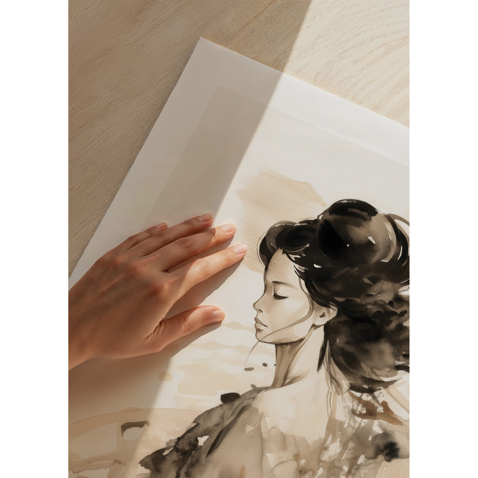 Poster Gallerix Silhouette Of A Woman No1