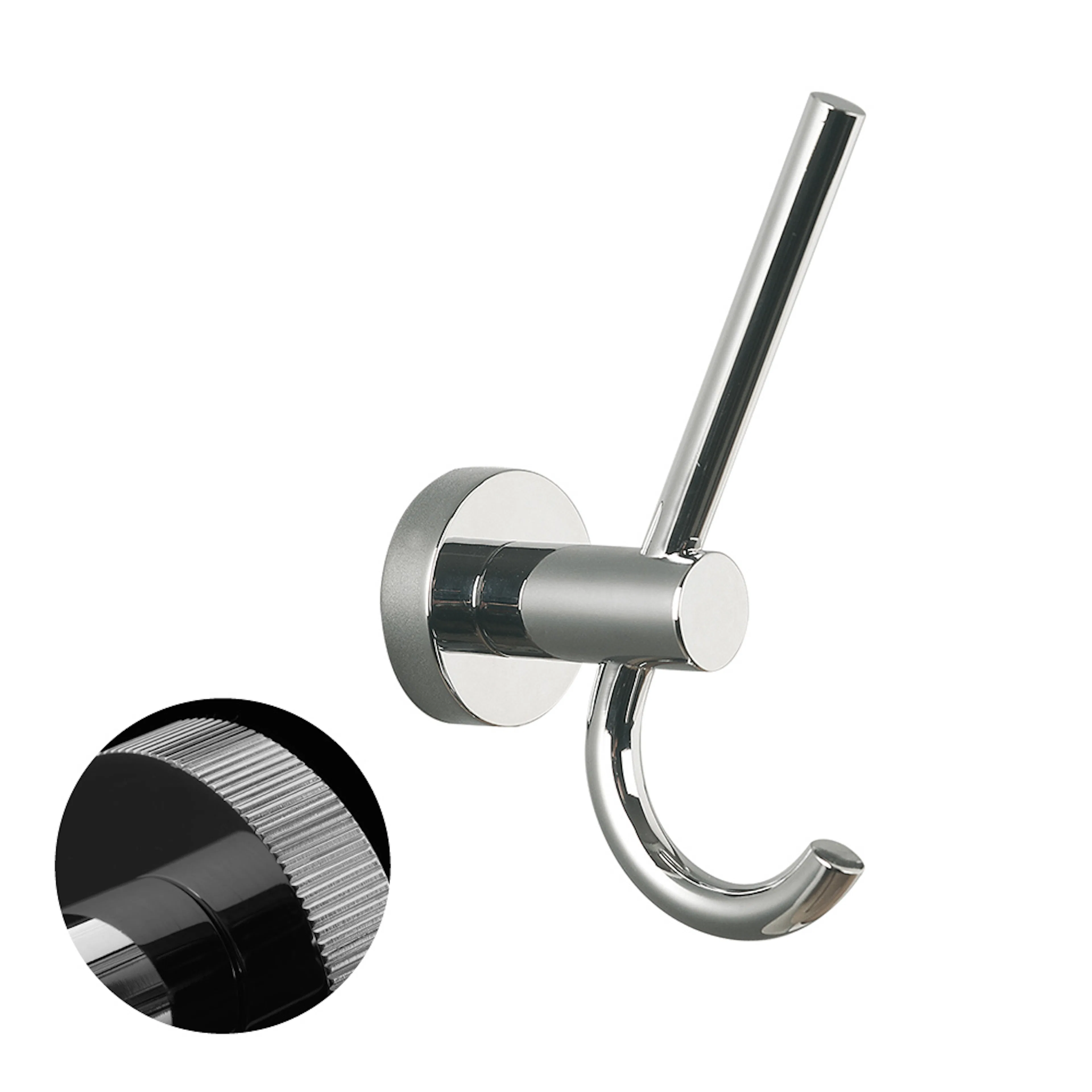 Bond Groove Klädkrok, krom Krom