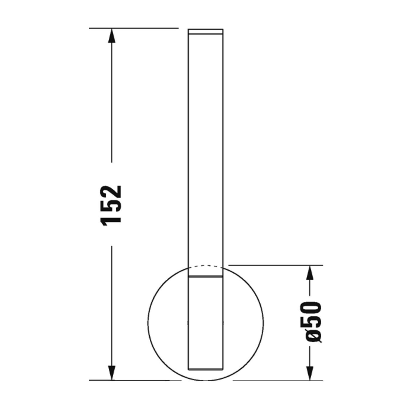 Reservpappershållare Duravit Starck T 009939 Krom Krom