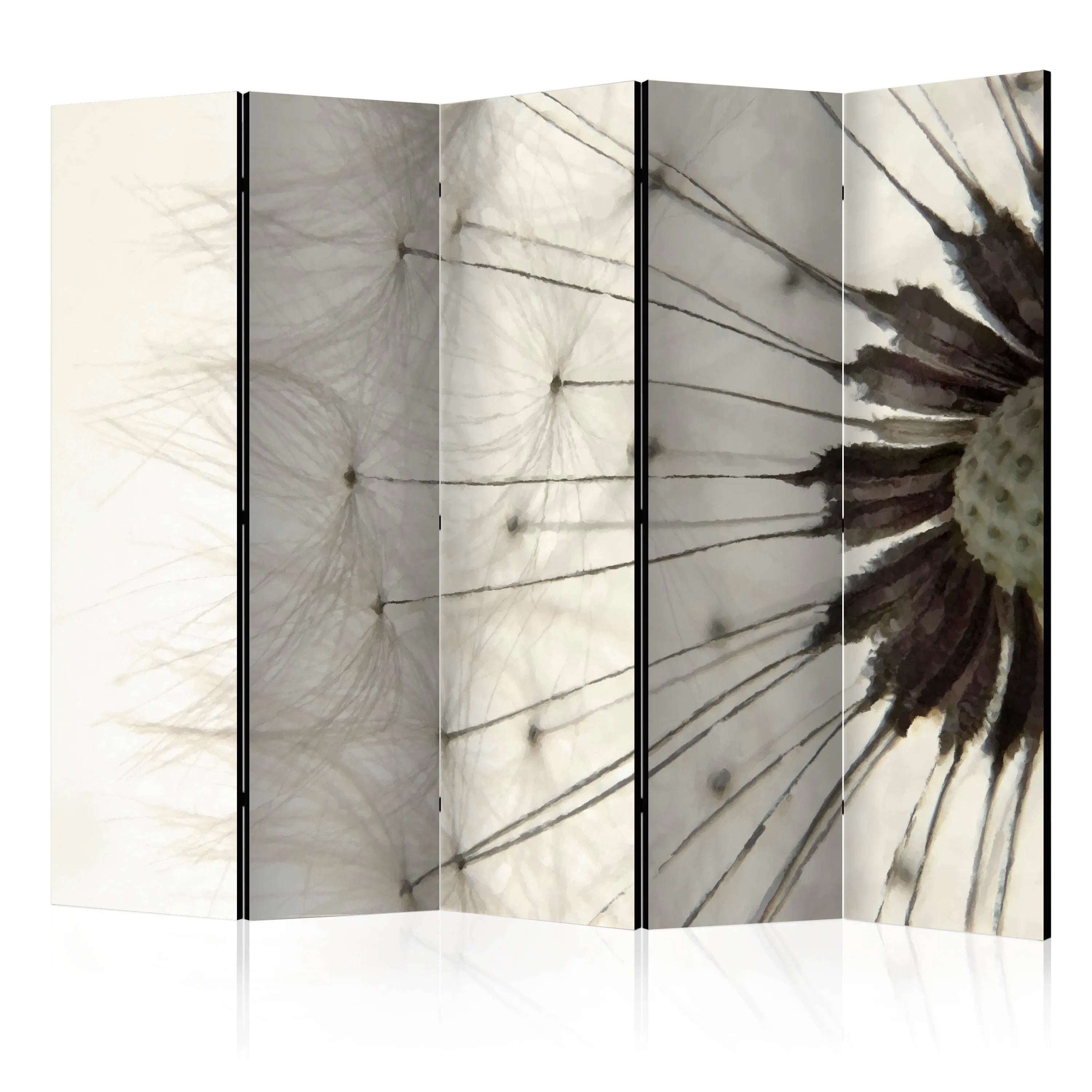 Rumsavdelare Arkiio White Dandelion II Vit/Grå 225x172 cm