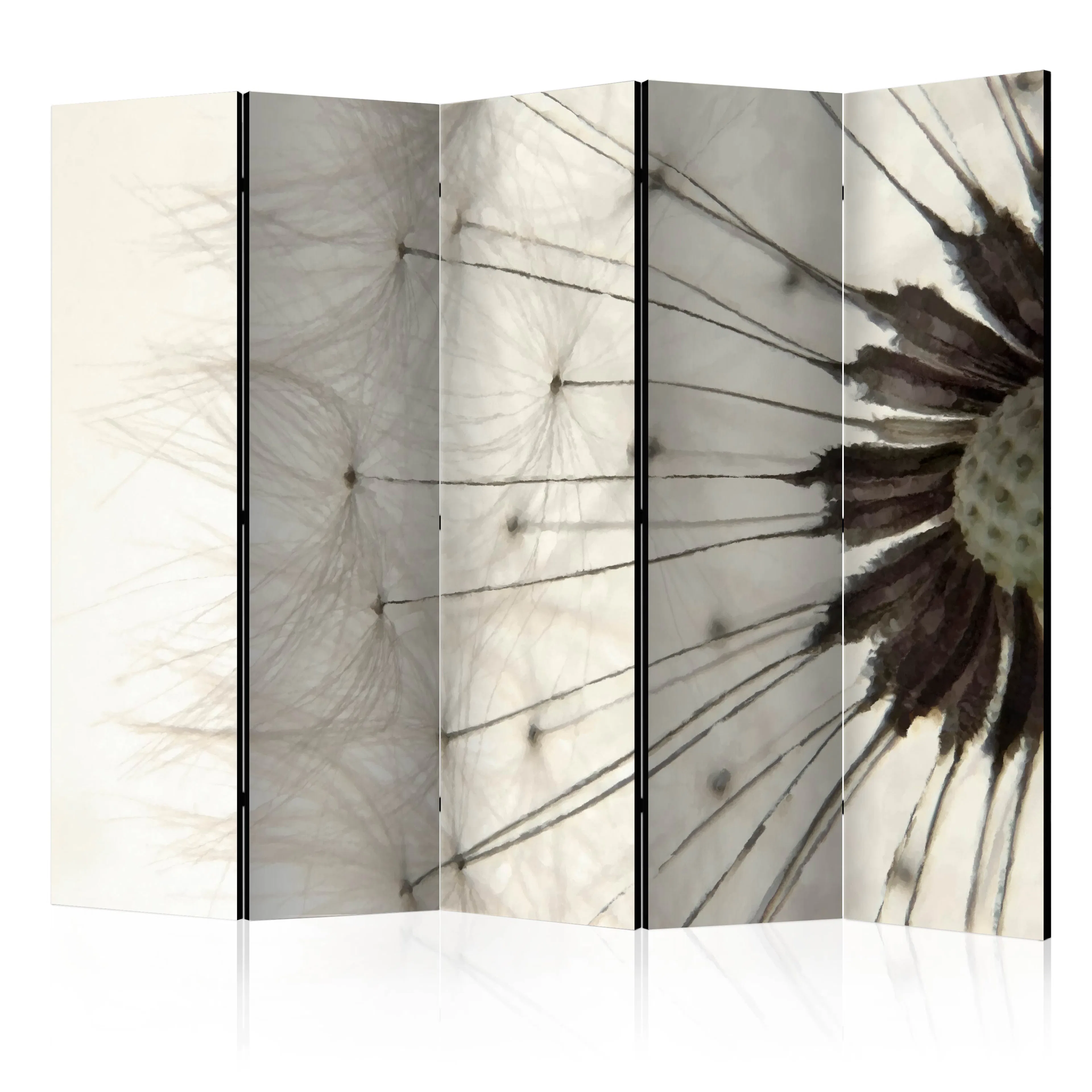 Rumsavdelare Arkiio White Dandelion II Vit/Grå 225x172 cm