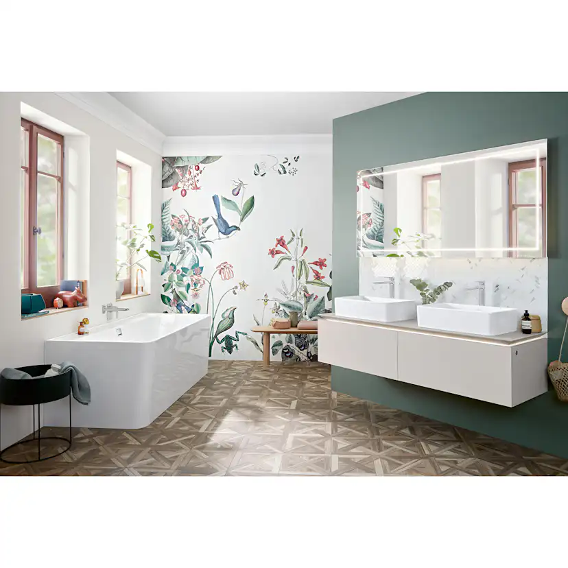 Tvättställsskåp Villeroy & Boch Legato Kompakt 1600 med 2 Lådor för Två Ytmonterade Tvättställ från Övriga V&B Serier
