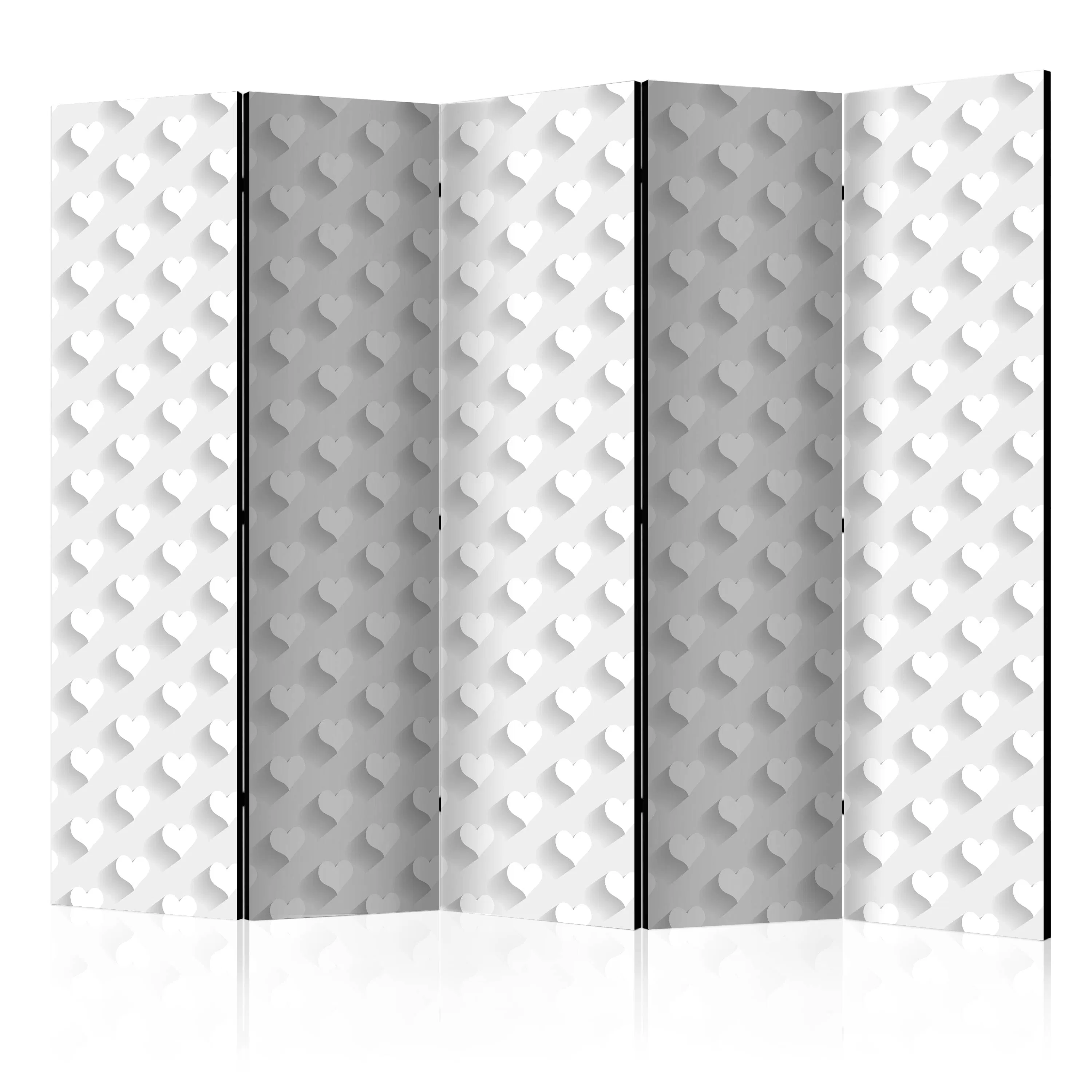 Rumsavdelare Arkiio Grey Hearts II 225x172 cm