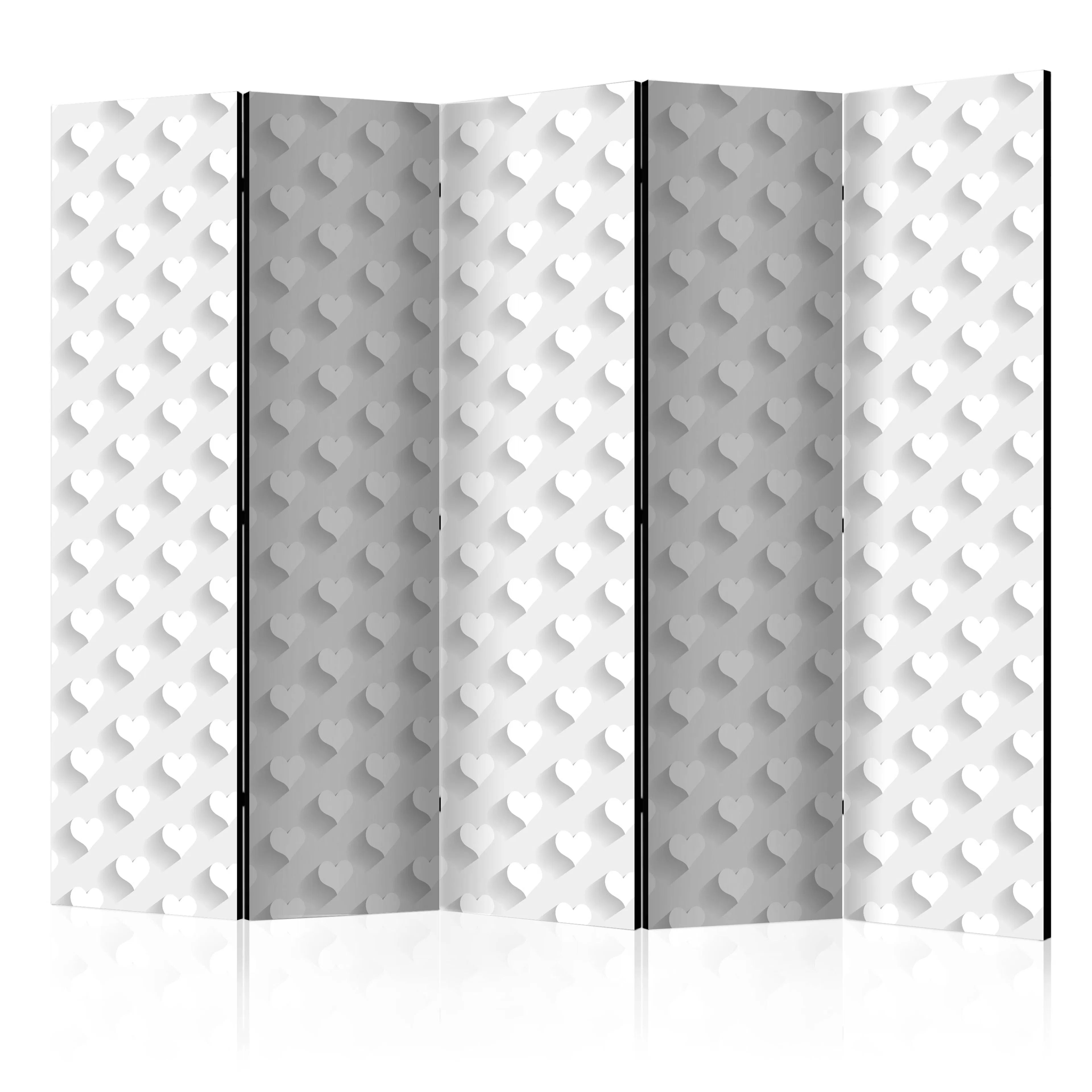 Rumsavdelare Arkiio Grey Hearts II 225x172 cm