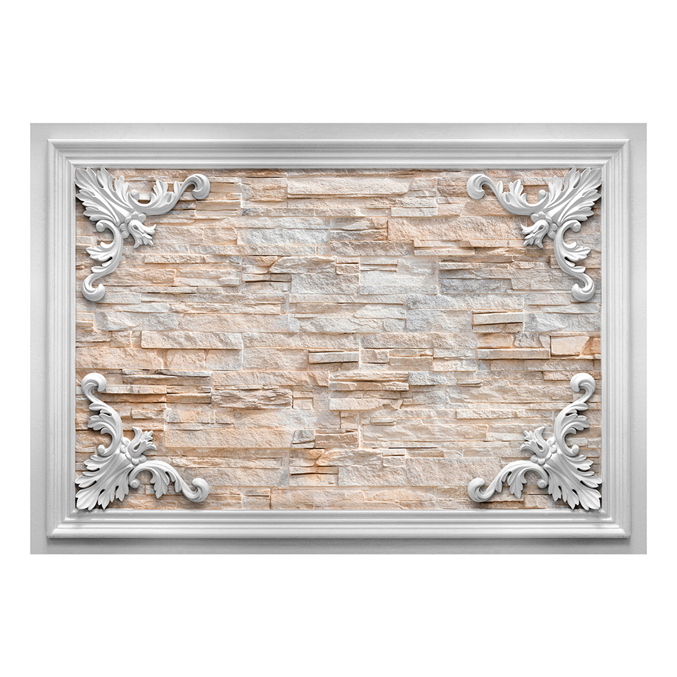 Fototapet Arkiio Brick In The Frame Orange