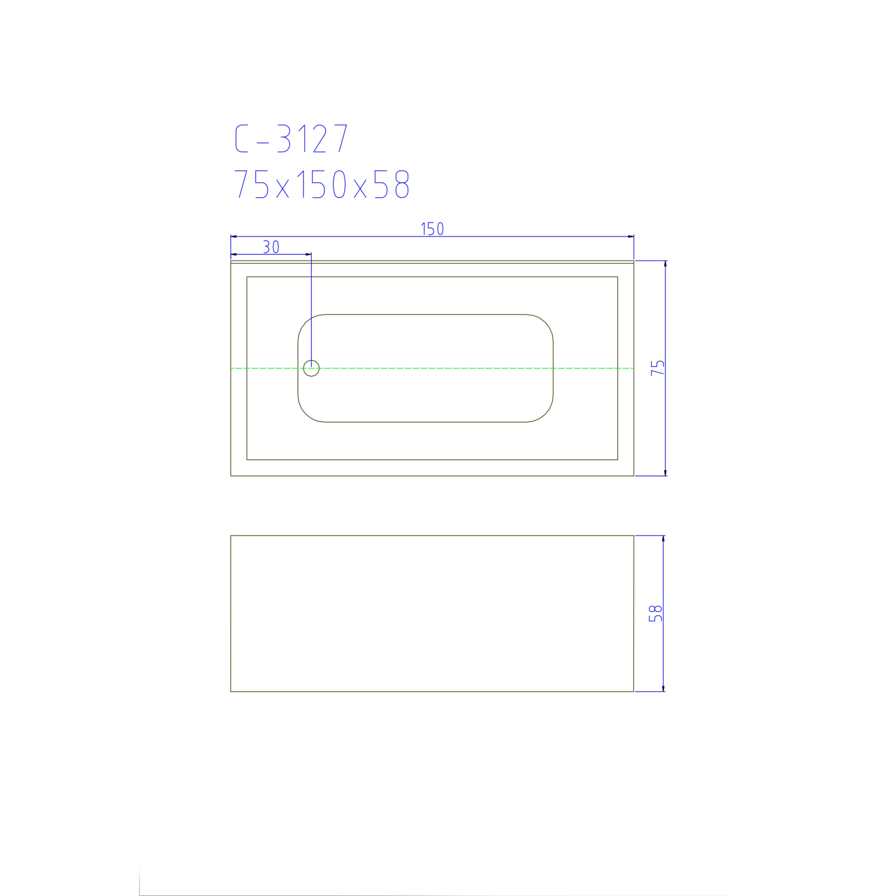 Bubbelbadkar Bathlife Pusta