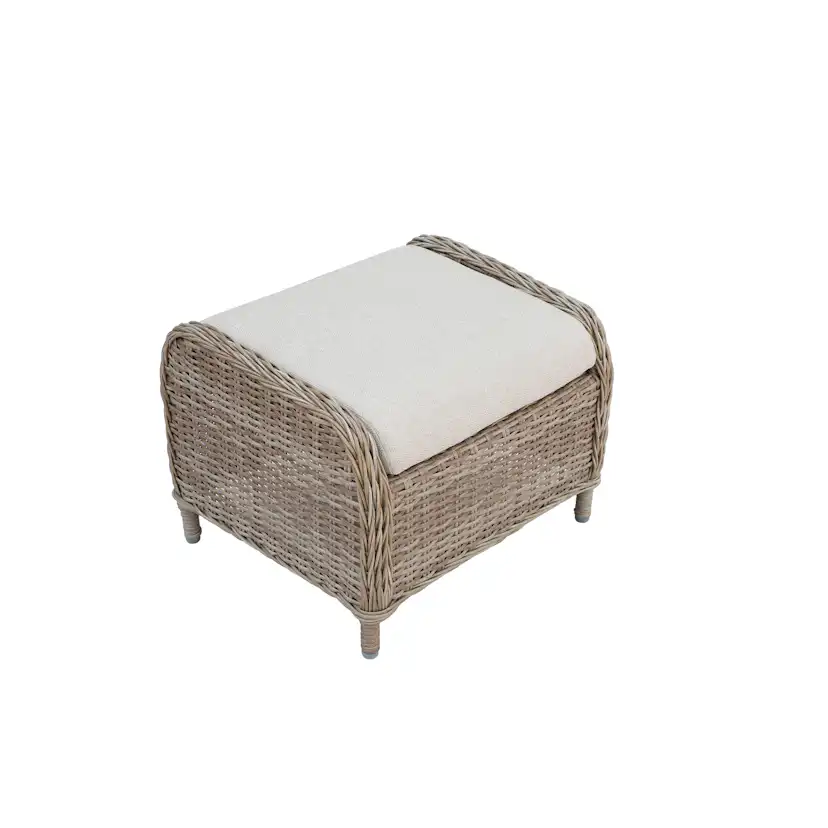 Loungeset Baltic Garden Rosemarie 2 st Reclinerfåtöljer med Sidobord inkl Dynor