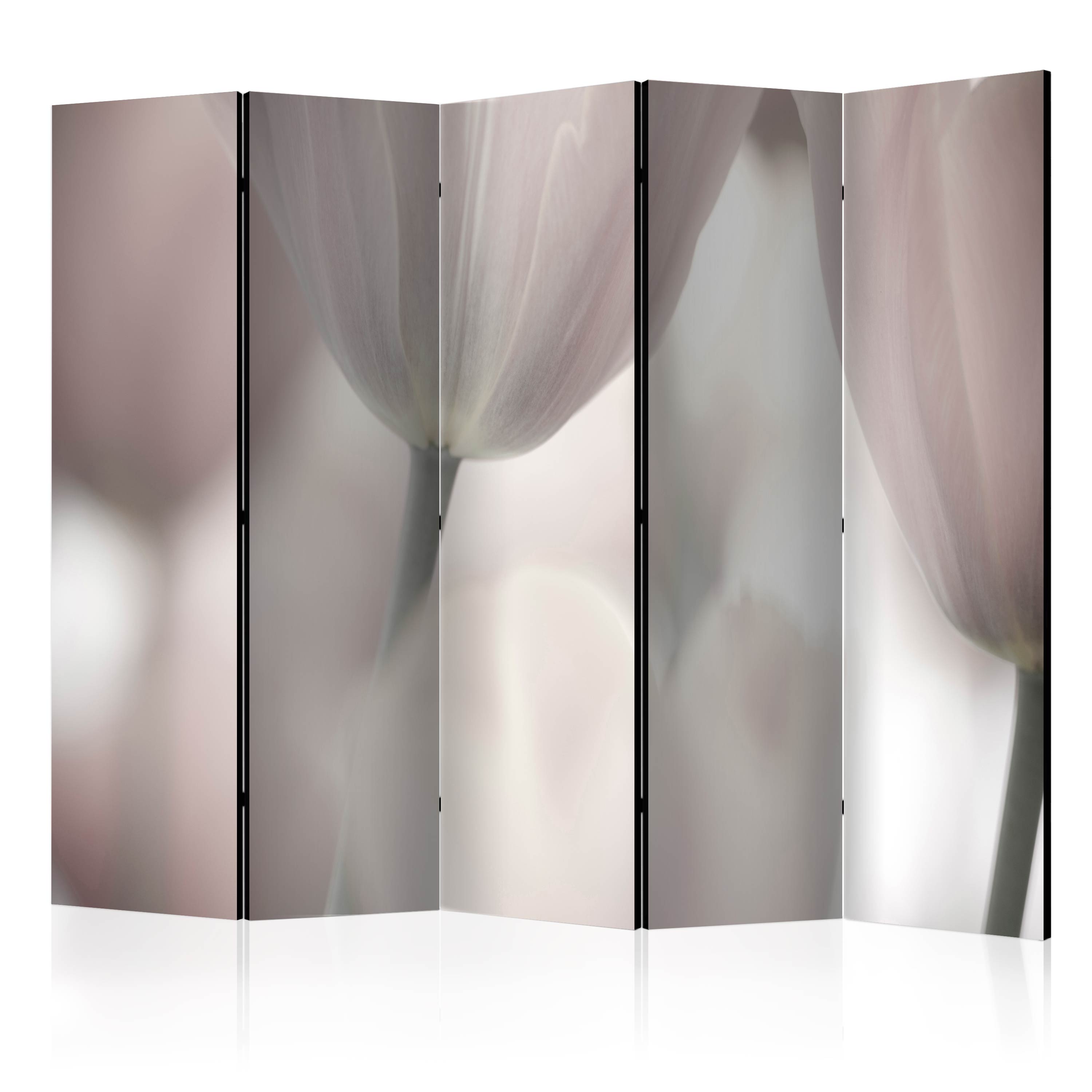 Rumsavdelare Arkiio Tulips Fine Art Black and White II Grå 225x172 cm