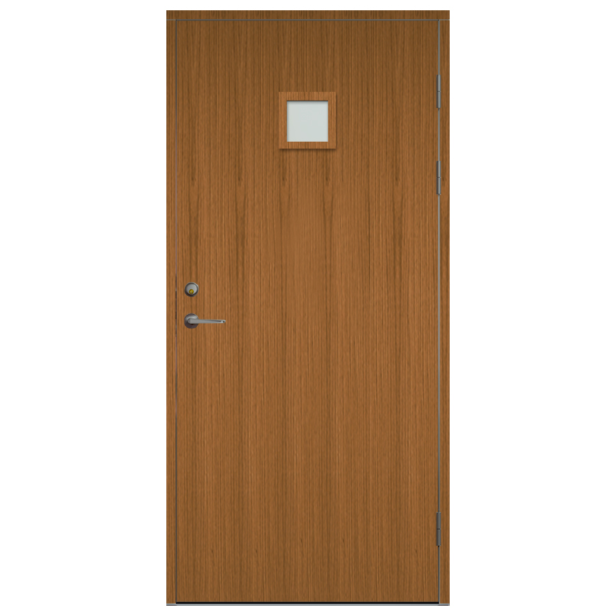 Ytterdörr SnickarPer 568G Teak Klarglas