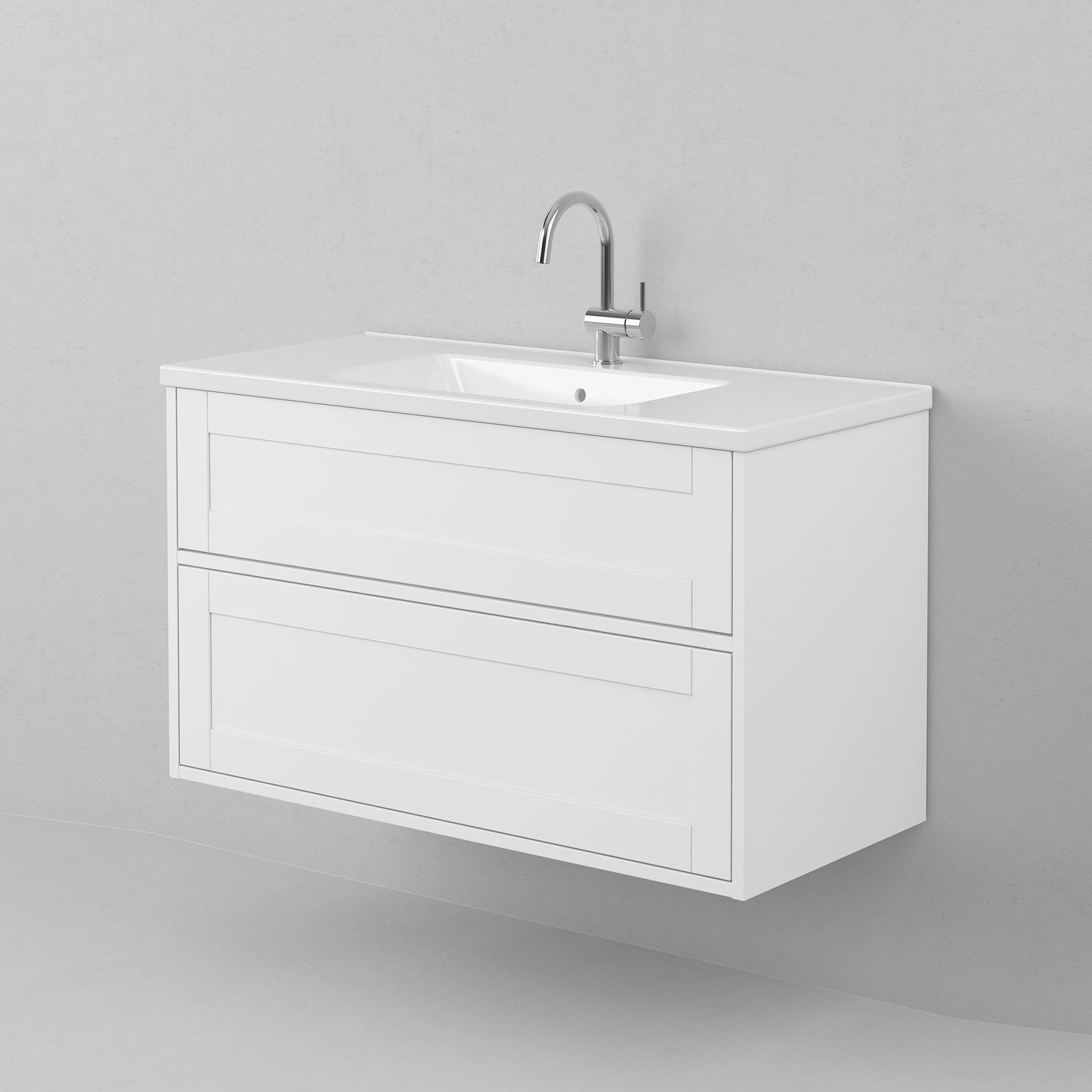 Kommod GRAND Classic 100 Bredd: 1000 mm, Premium White