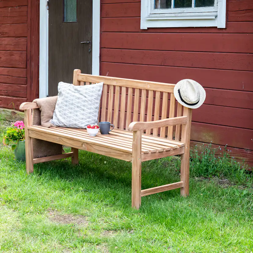 Bänk Venture Home Kenya med ryggstöd