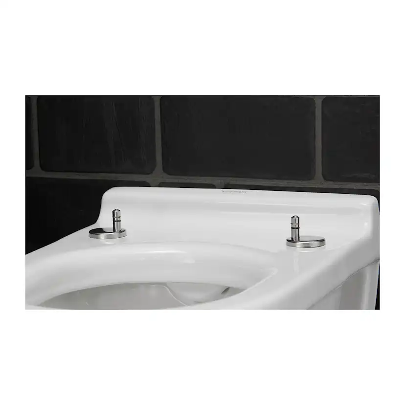 Vägghängd Toalettstol Duravit Starck 3 252709 Rimless utan Toalettsits