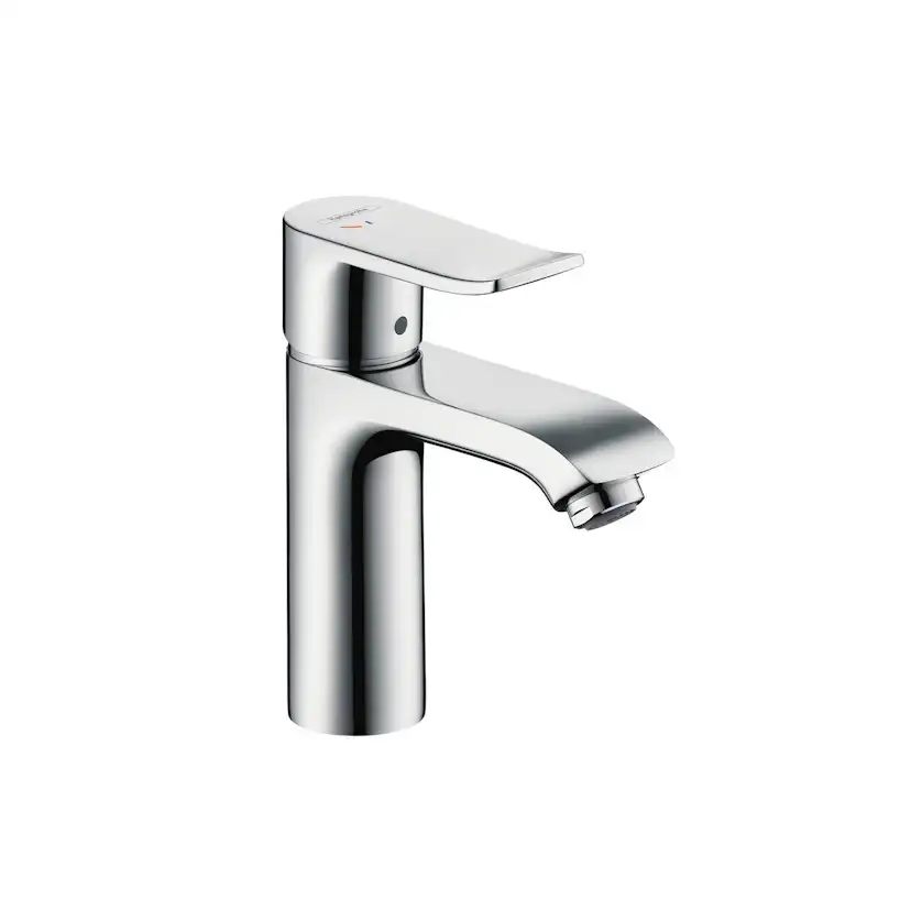 Tvättställsblandare Hansgrohe Metris S 110 Låg med lyftventil