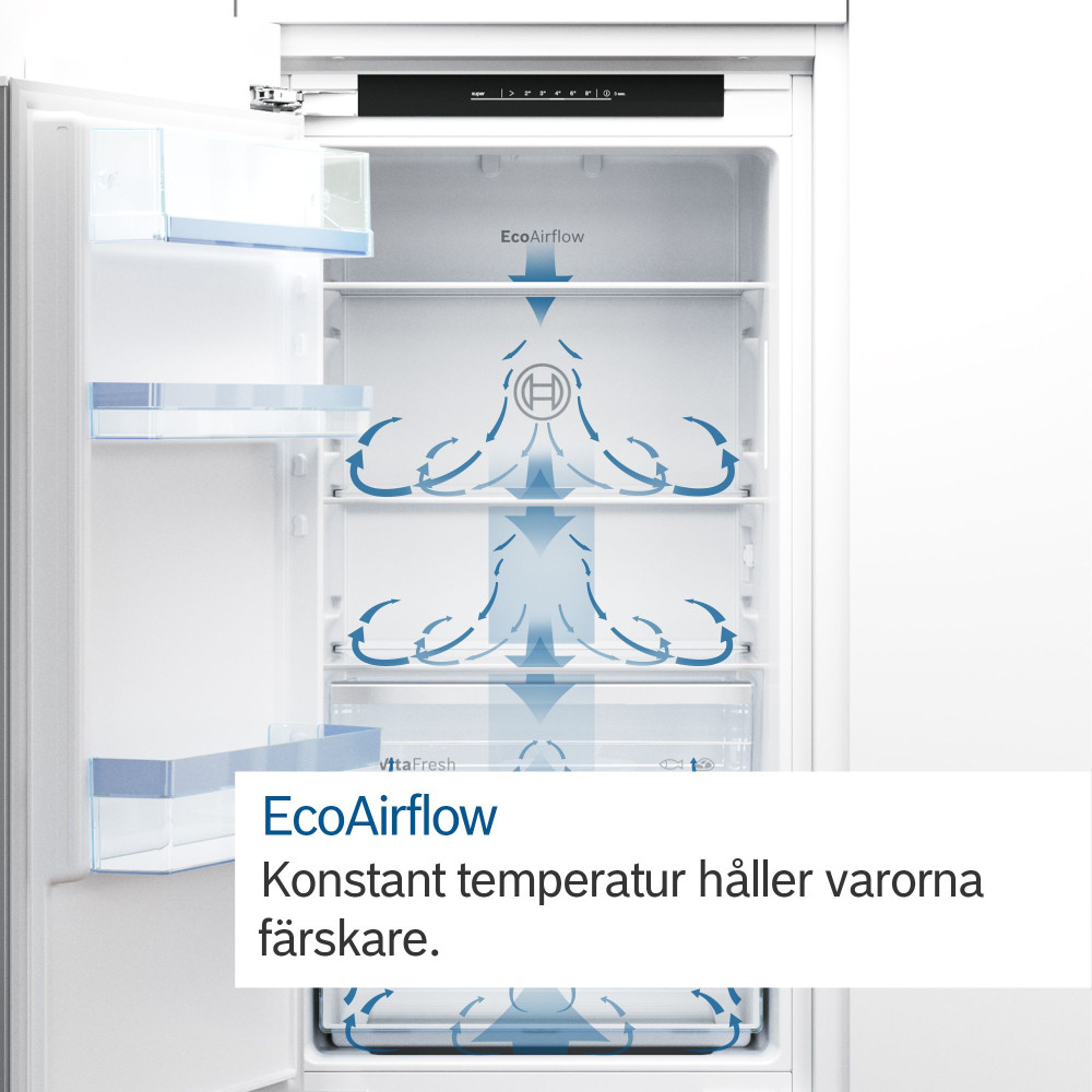 Kyl/Frys Bosch KIV87VFE0 Serie 4 Integrerad