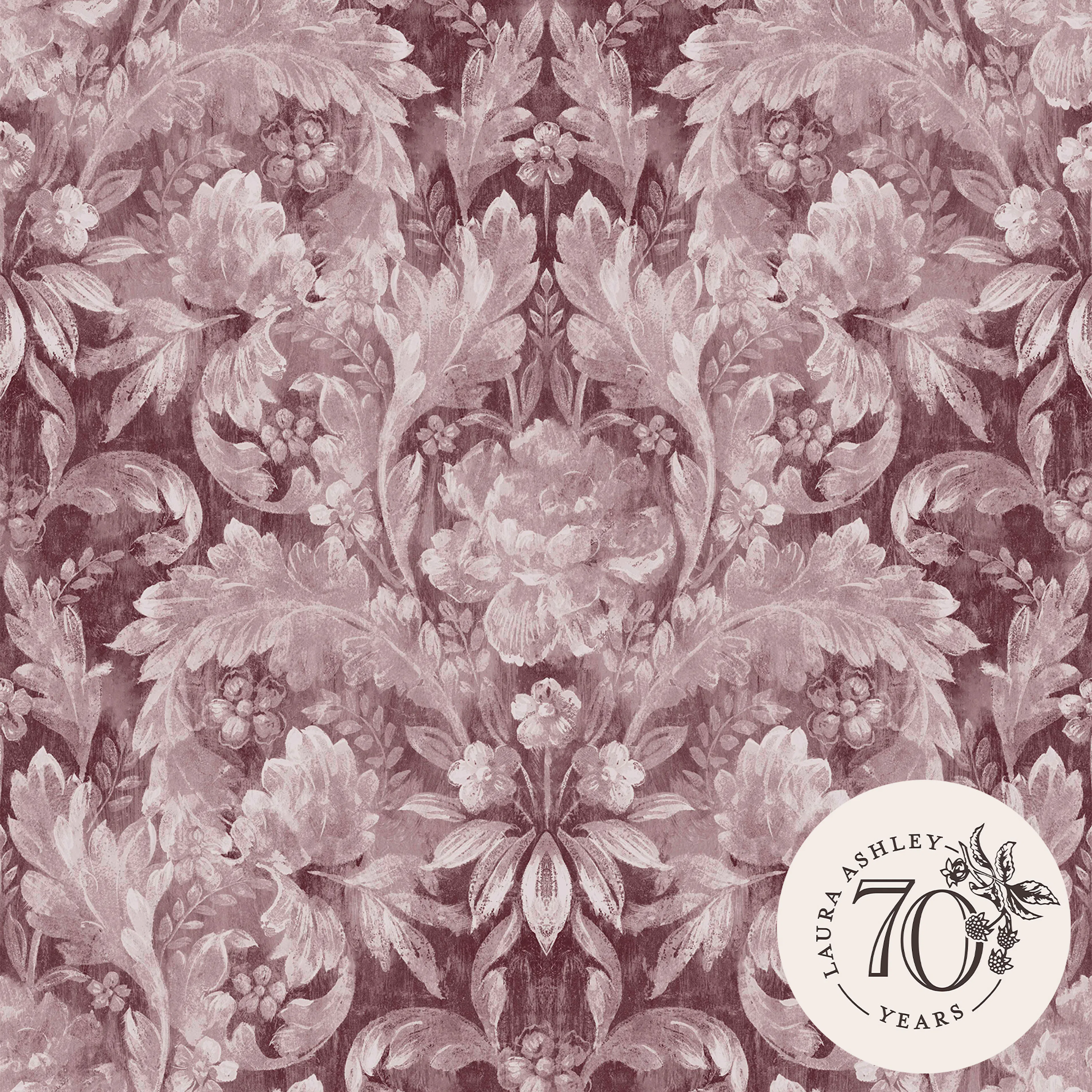 Tapet Laura Ashley Apolline Pale Blackberry 121085