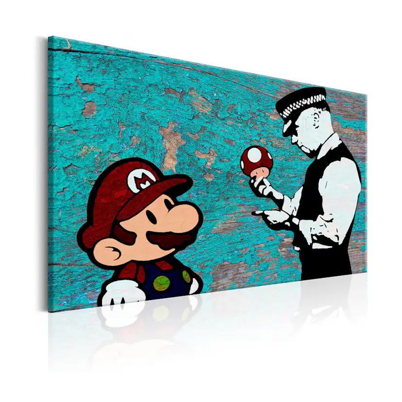 Tavla Arkiio Banksy On Wood