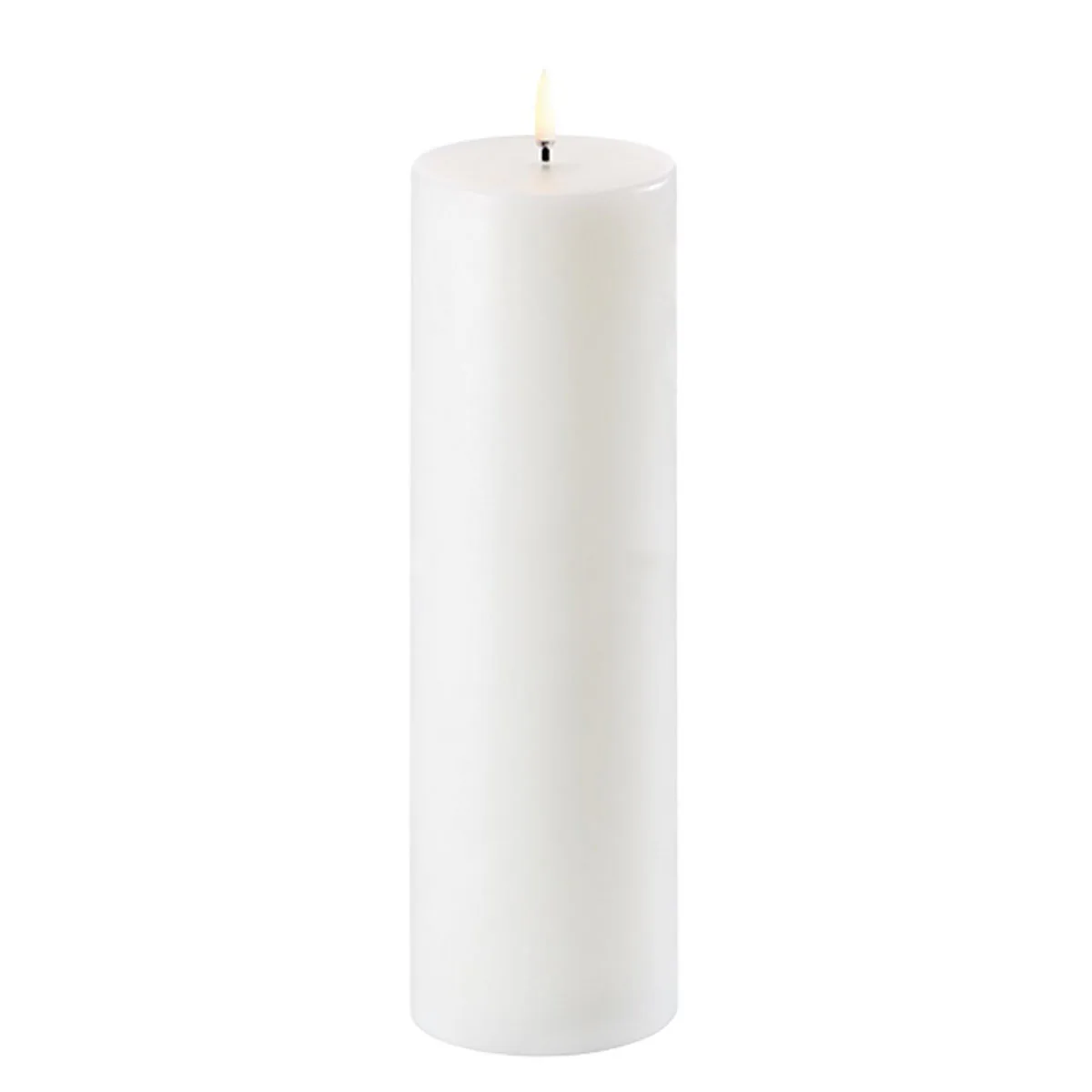 UYUNI LED Blockljus Vit 7,8x25 cm Bredd: 78 mm, Höjd: 250 mm