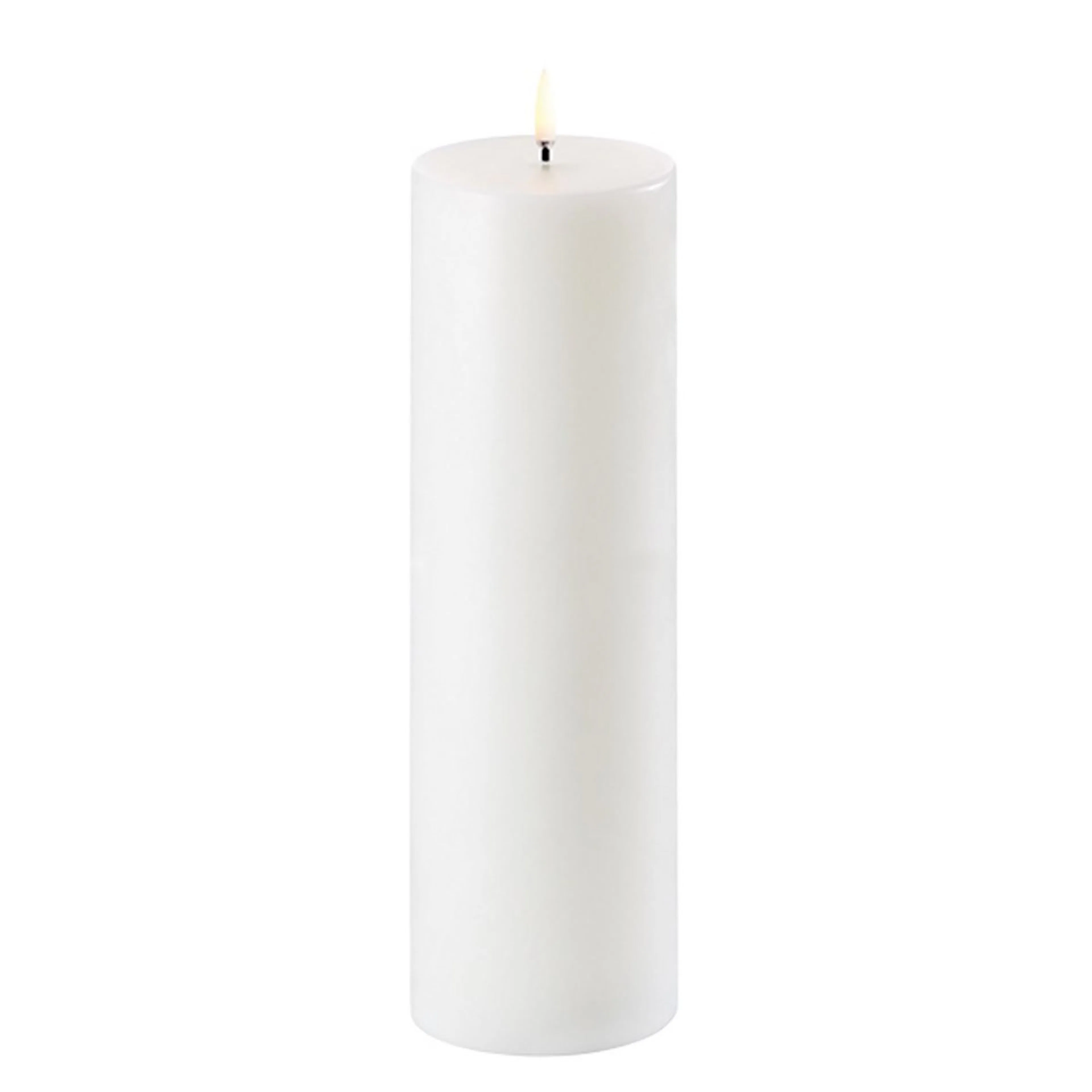 UYUNI LED Blockljus Vit 7,8x25 cm Bredd: 78 mm, Höjd: 250 mm