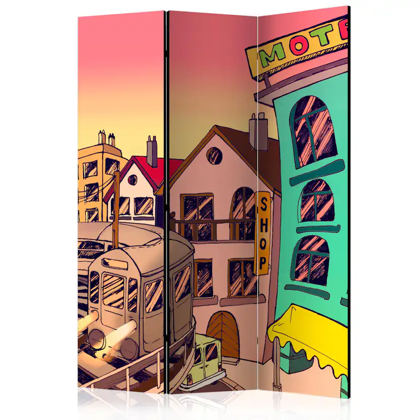 Rumsavdelare Arkiio Morning In A City 135x172 cm