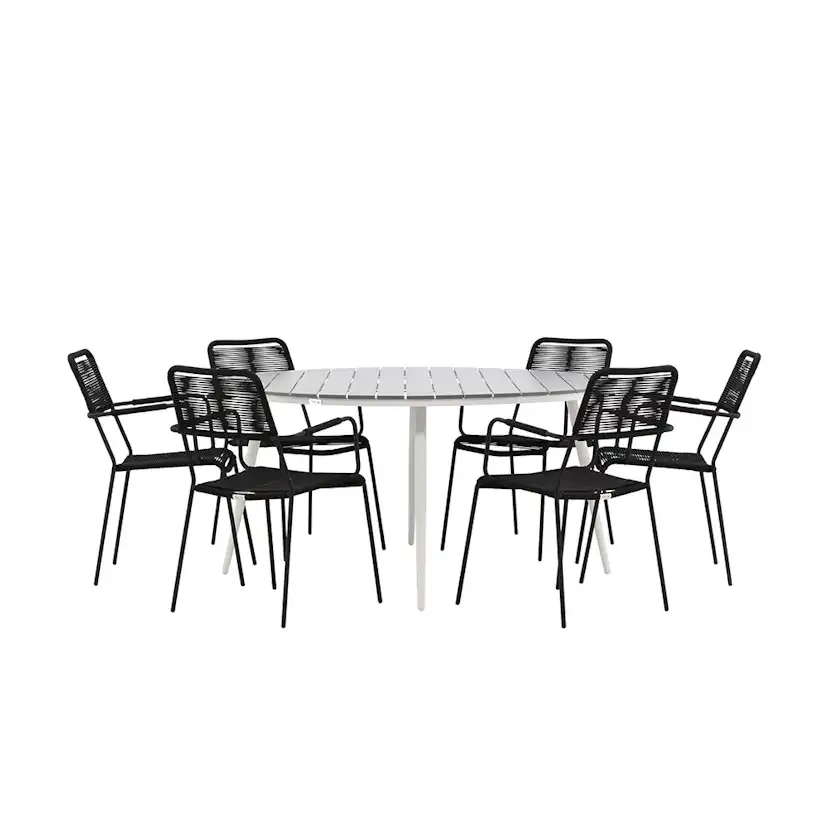 Matgrupp Venture Home Break med 6 Lindos Stolar