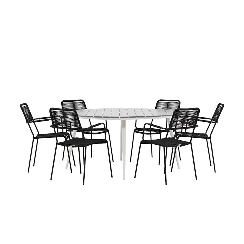 Matgrupp Venture Home Break med 6 Lindos Stolar
