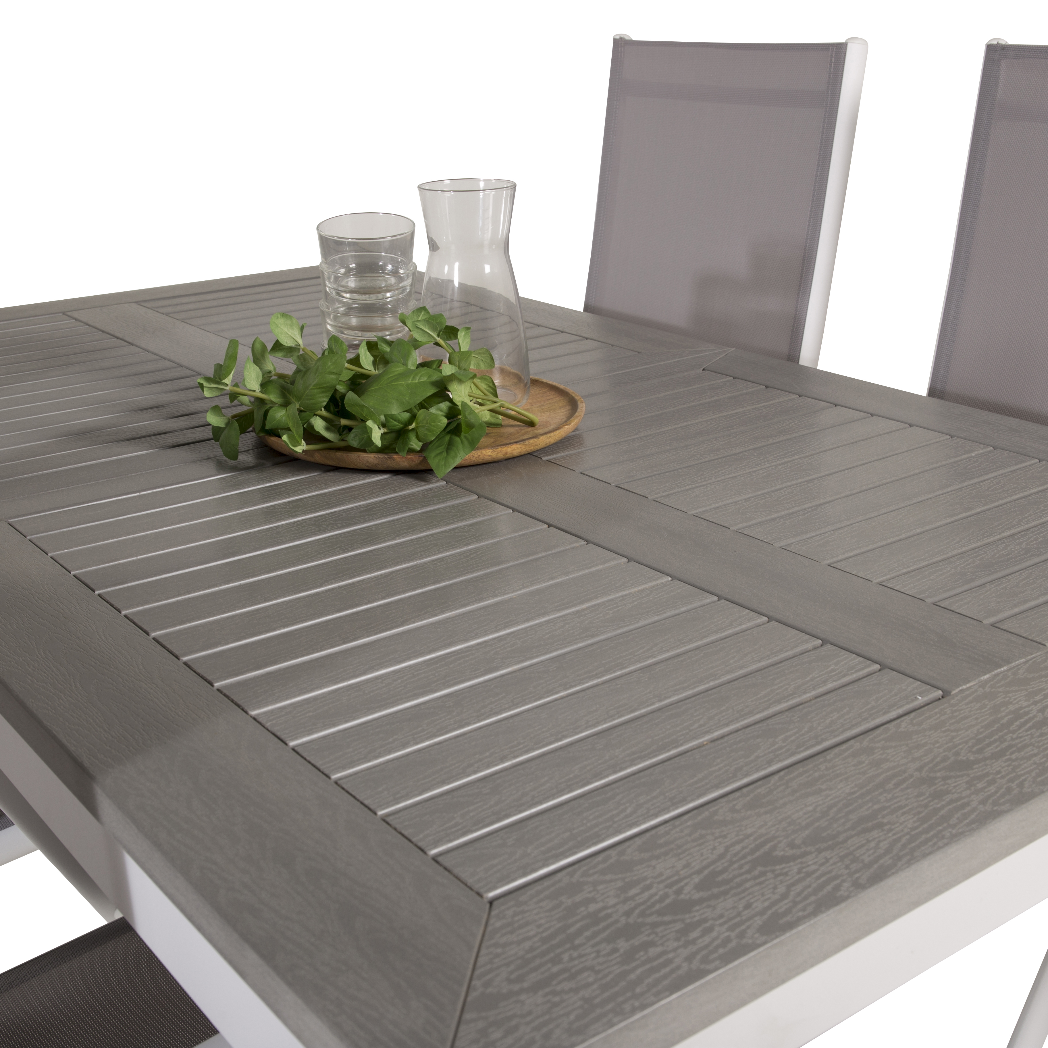 Matgrupp Venture Home Aleyna 160/240 med 4 Bront Matstolar