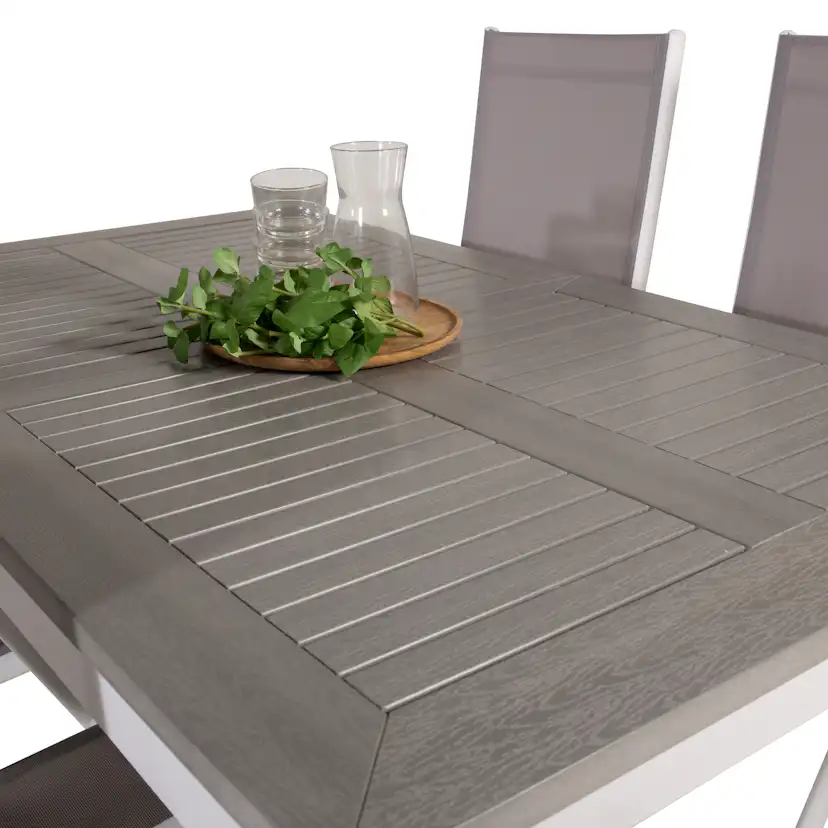 Matgrupp Venture Home Aleyna 160/240 med 4 Bront Matstolar